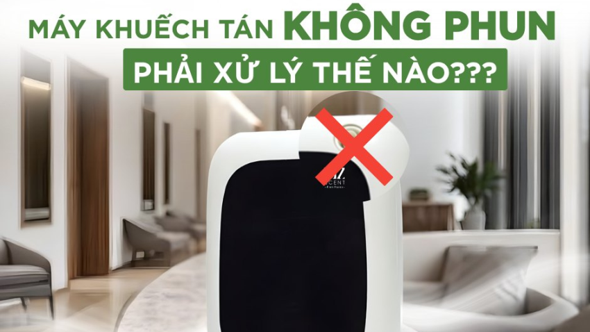 ❗❗ MÁY KHUẾCH TÁN KHÔNG PHUN? ĐỪNG VỘI LO – XỬ LÝ NGAY TRONG 2 PHÚT! 😟✨