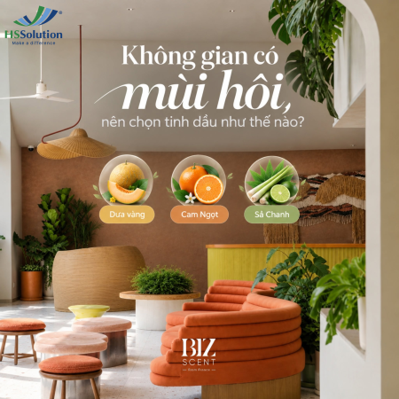 ⚡️ Không gian có mùi hôi, nên chọn tinh dầu như thế nào?